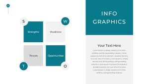 Simple Business Deck Infographics PPT Template Slide For Presentations