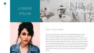 Simple Business Deck PPT Template Lorem