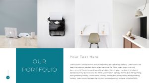 Simple Business Deck PPT Template Portfolio