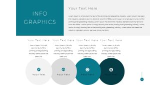 Simple Business Deck PowerPoint Template Infographics