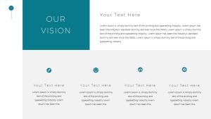 Simple Business Deck PowerPoint Template Vision