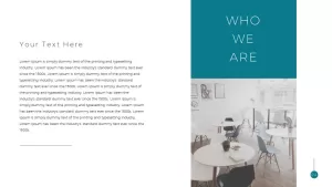 Simple Business Deck Templates for PowerPoint Presentation texts