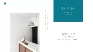 Simple Business Deck Templates for PowerPoint Presentation Thank you