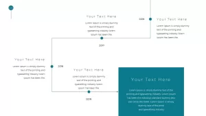 Simple Business Deck Templates for PowerPoint Presentation year
