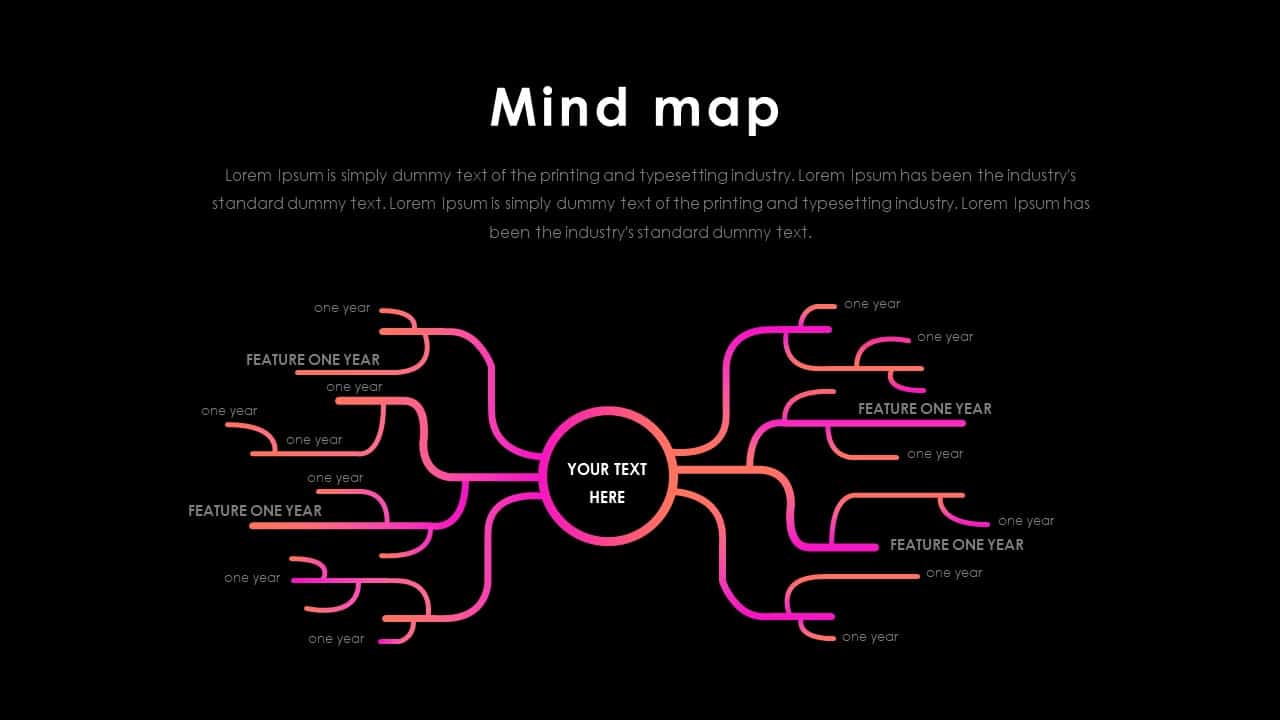 Business PowerPoint Presentation Mind map Template