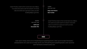 Business PowerPoint Presentation Template Events