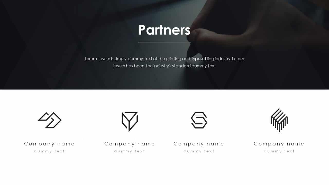 Business PowerPoint Presentation Template Partners