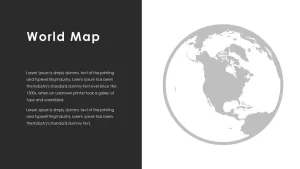 Business PowerPoint Presentation Template World Map