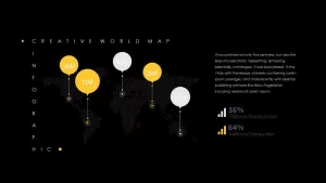 Creative World Map PowerPoint Template