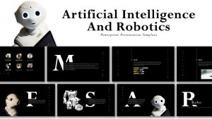 Artificial Intelligence and Robotics Deck Template for PowerPoint Presentation