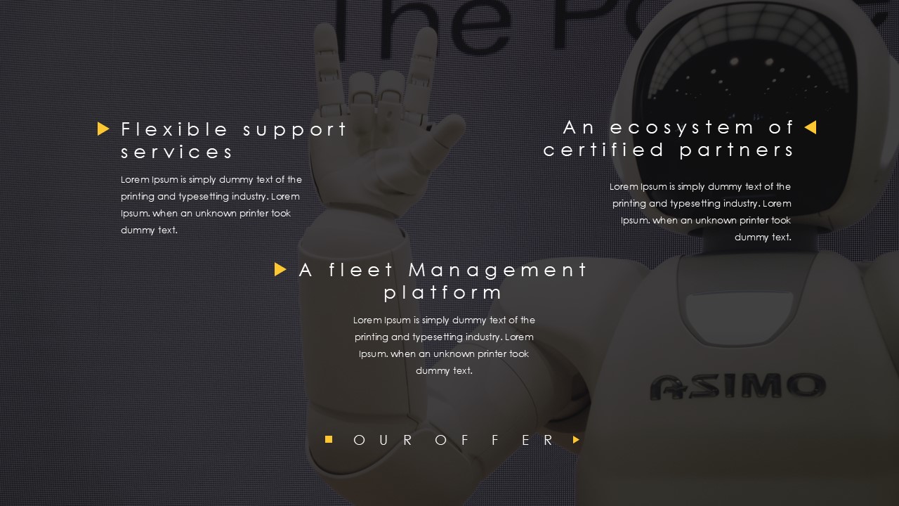 Robo Artificial Intelligence PowerPoint Deck Template 14