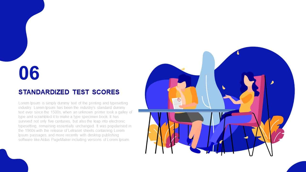 Scholarly Administration Deck Template Standardized Test Scores ...