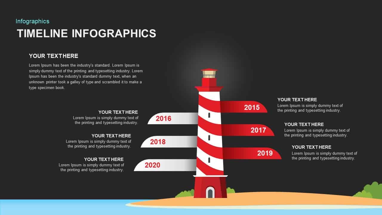 powerpoint online timeline infographic