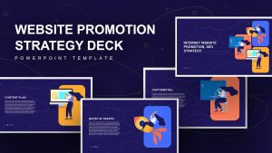 Website Promotion Strategy Deck PowerPoint Template