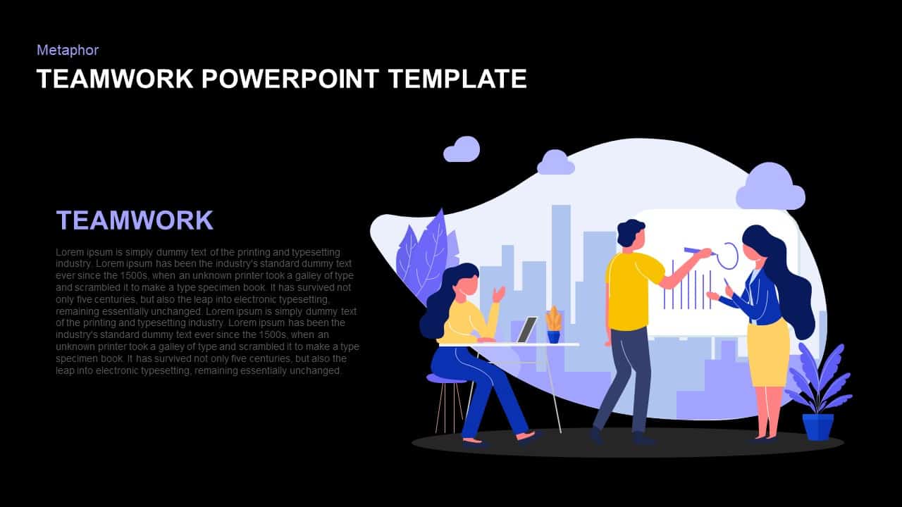 Teamwork Powerpoint Template For Presentation Slidebazaar