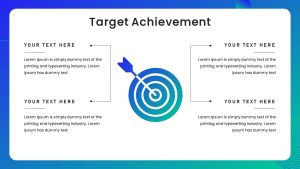 Annual Report PPT Template achievement