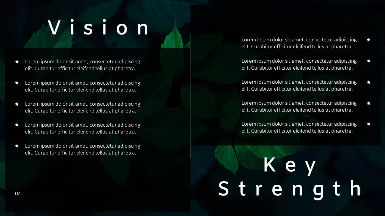 Annual Report Ppt Template Vision