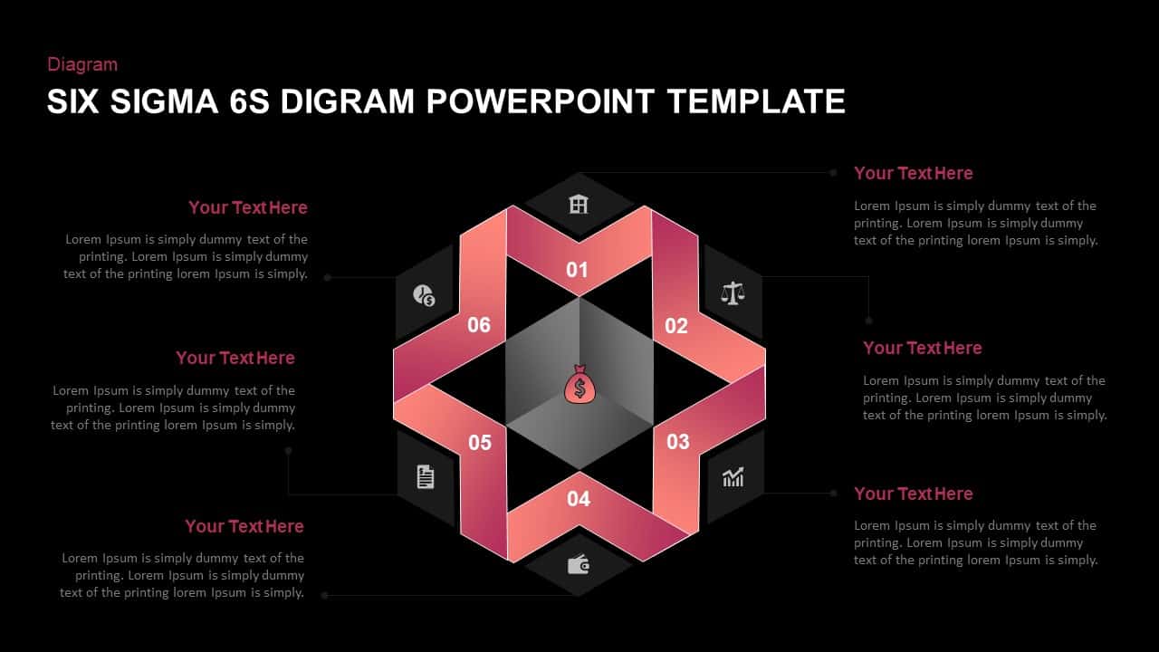 Six Sigma 6S PowerPoint Diagram | Slidebazaar.com