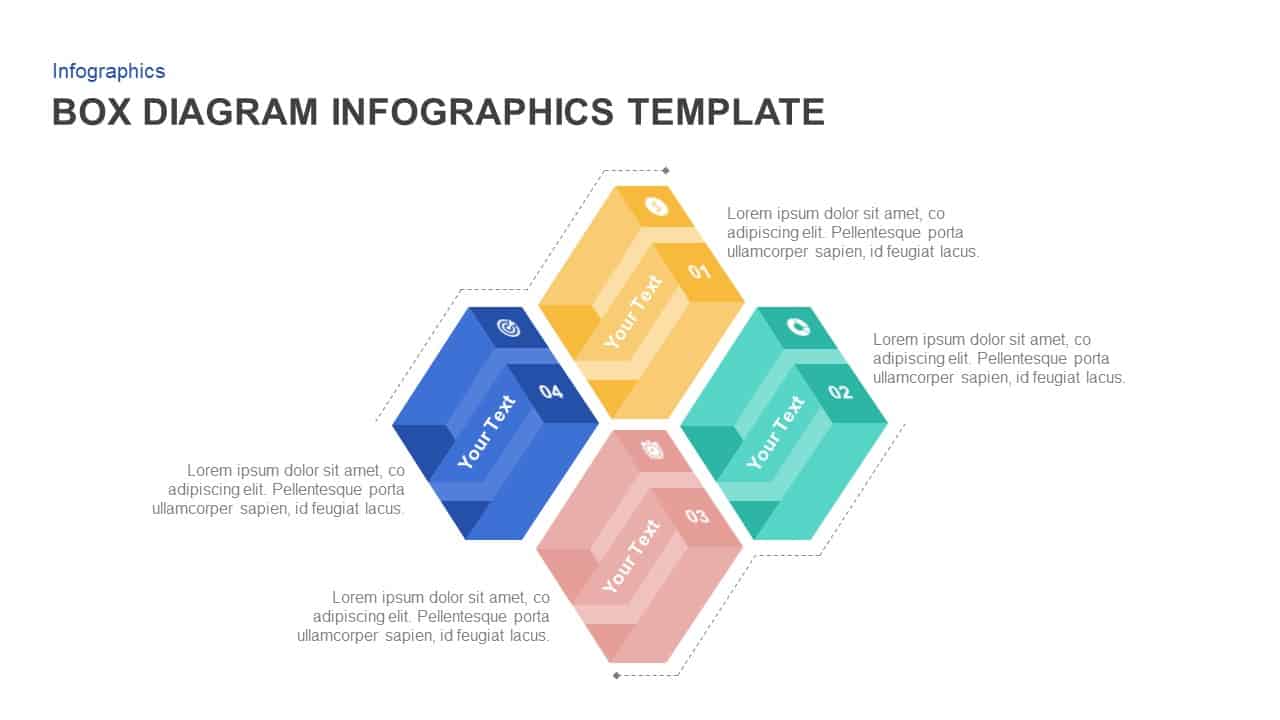 4 Box Diagram PowerPoint Template