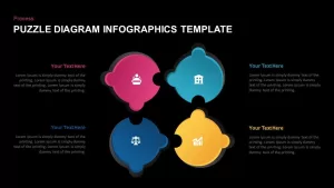 puzzle diagram PowerPoint template