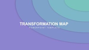 2, 3, 4, 5 Year Transformation Map PowerPoint Templates