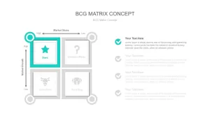 BCG Matrix Concept PowerPoint Diagram