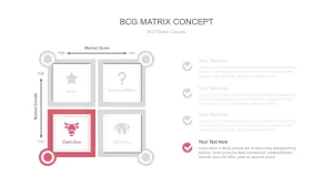 BCG Matrix Concept PowerPoint Presentation Diagram