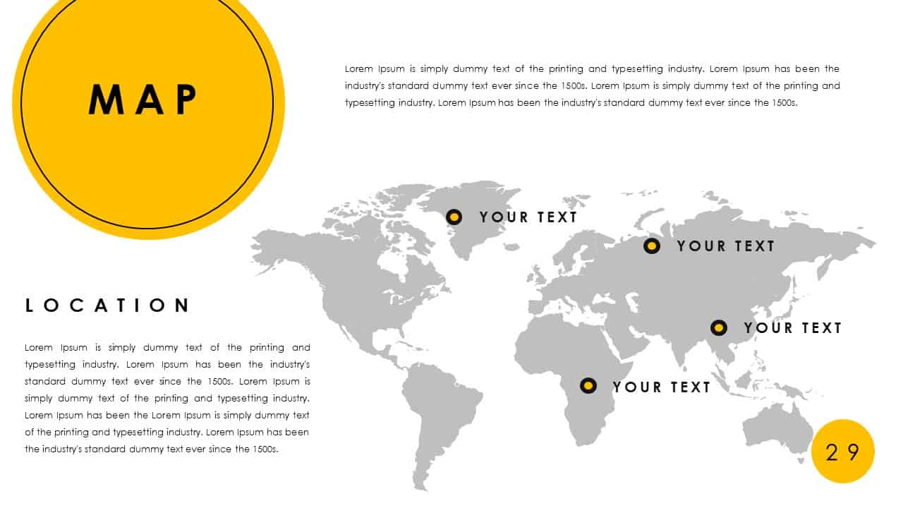 Free Map PowerPoint Deck Template