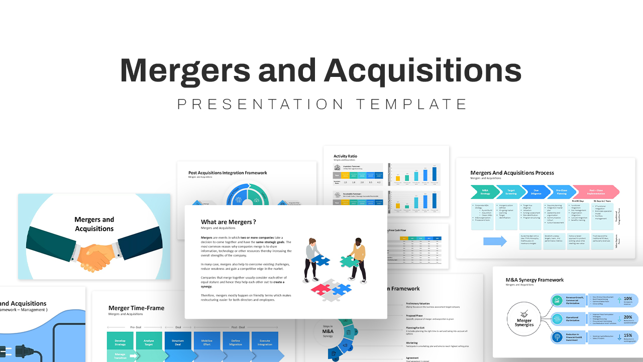 Merger and Acquisition PPT Template | Slidebazaar
