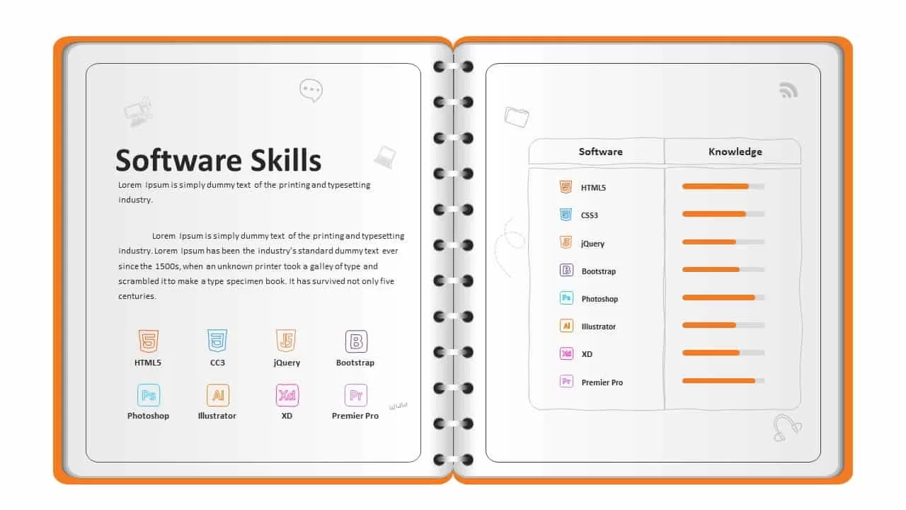 Personal CV Ppt Template