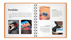 Personal Profile PowerPoint Template Portfolio