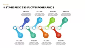 8 Stage Process Flow Infographic Template