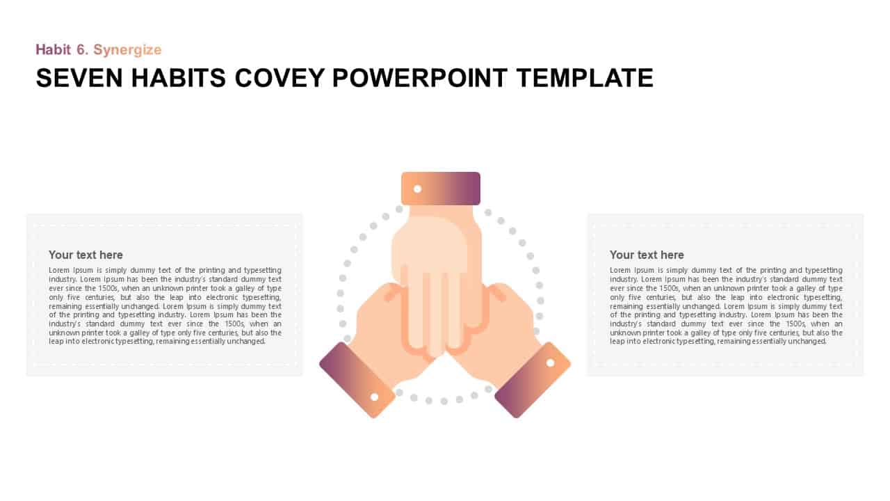 Seven Habits Stephen Covey PowerPoint Presentation