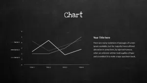 Blackboard Company Profile Chart PowerPoint Template