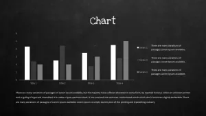 Blackboard Company Profile Chart PowerPoint Template