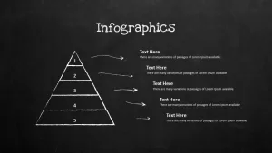 Blackboard Company Profile Pyramid PowerPoint Template