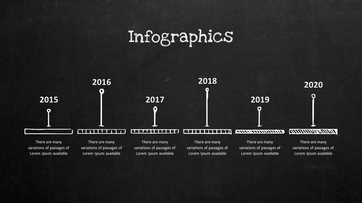 Blackboard Company Profile Timeline PowerPoint Template