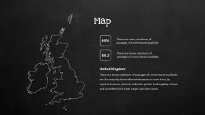 Blackboard Company Profile United Kingdom Map PowerPoint Template