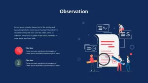 Requirements Analysis Ppt Observation Template