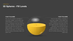 3D Spheres Fill Levels Template