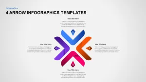 4 Arrow Infographic Template