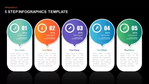 5 Step Infographic Design Diagram for PowerPoint