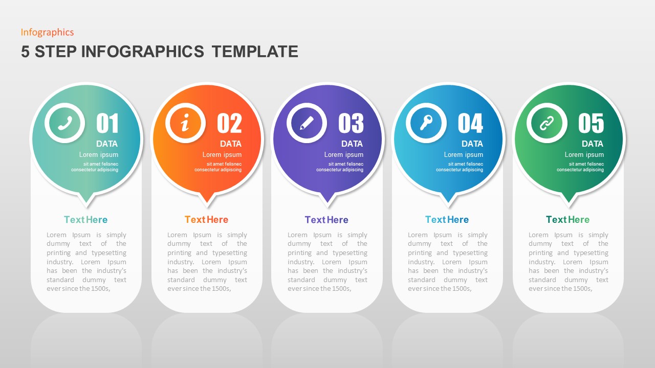 5 Step Infographic Template For Powerpoint Slidebazaar 7902