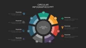 7 step circular process powerpoint template