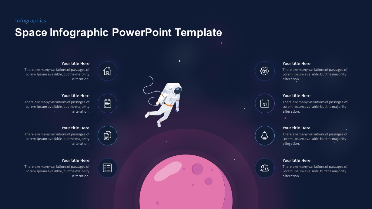 Space Infographic PowerPoint Template