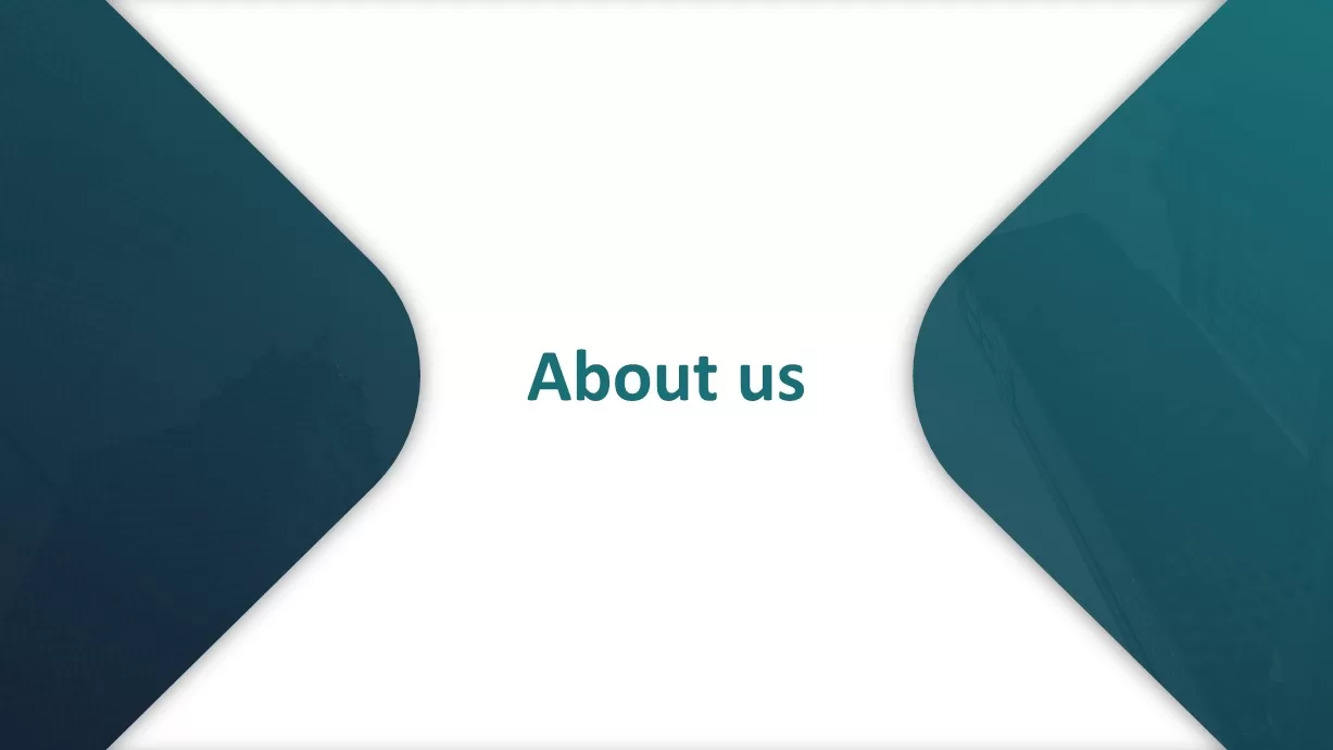 About us PowerPoint template