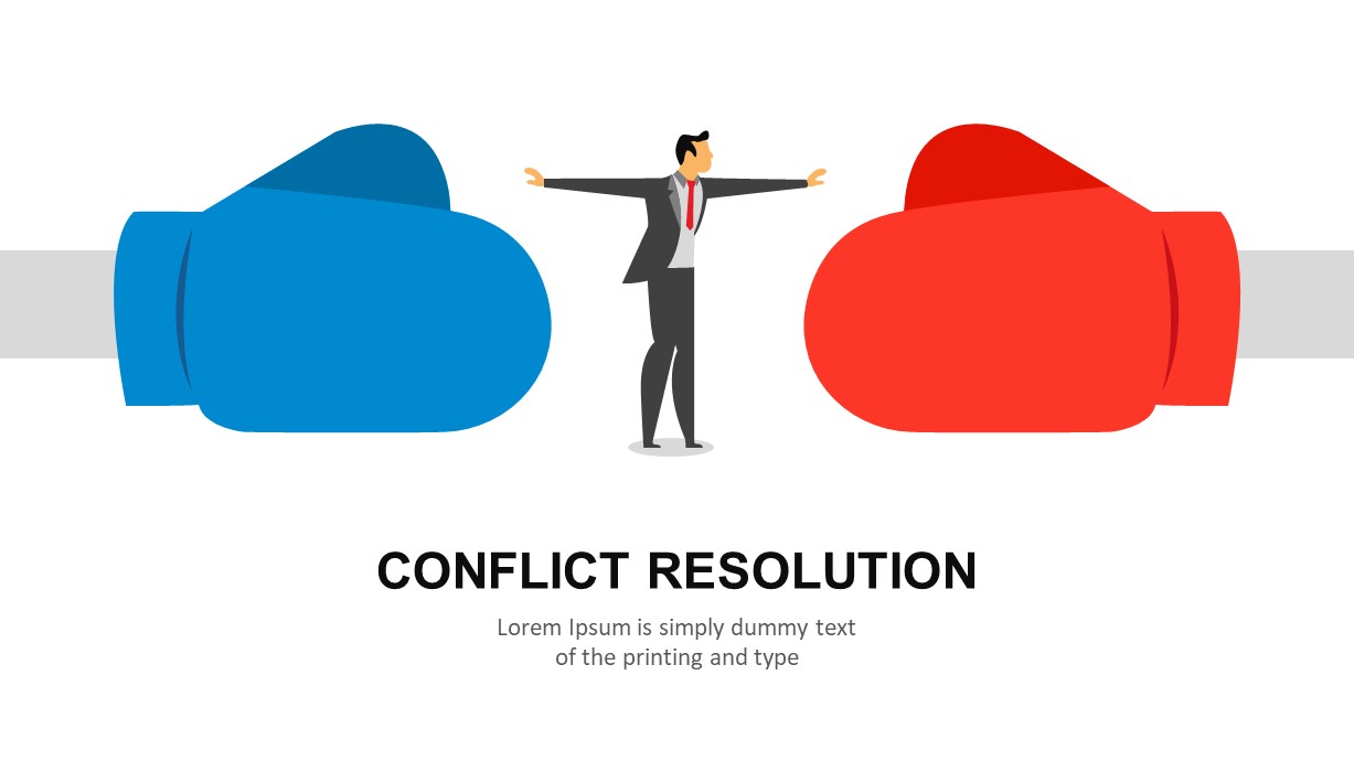 Conflict Resolution Powerpoint Template Slidebazaar 3445