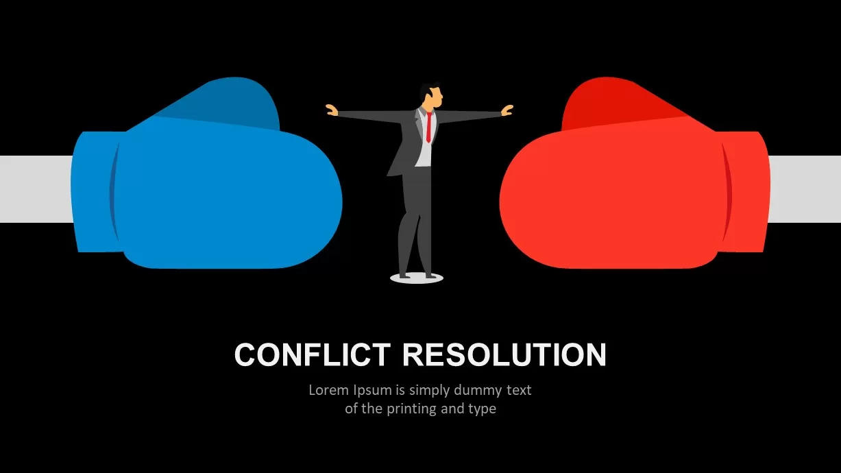 Conflict Resolution Ppt Template