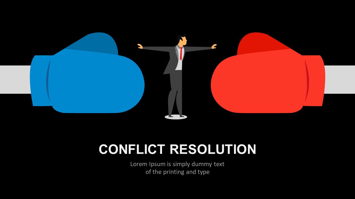 Conflict Resolution Powerpoint Template Slidebazaar