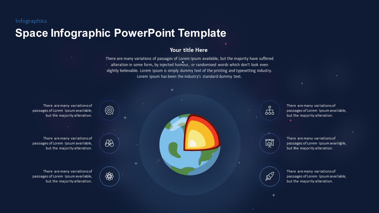 earth infographic template